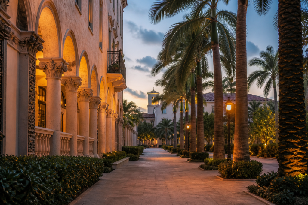 Coral Gables architecture representing the path through a criminal case
