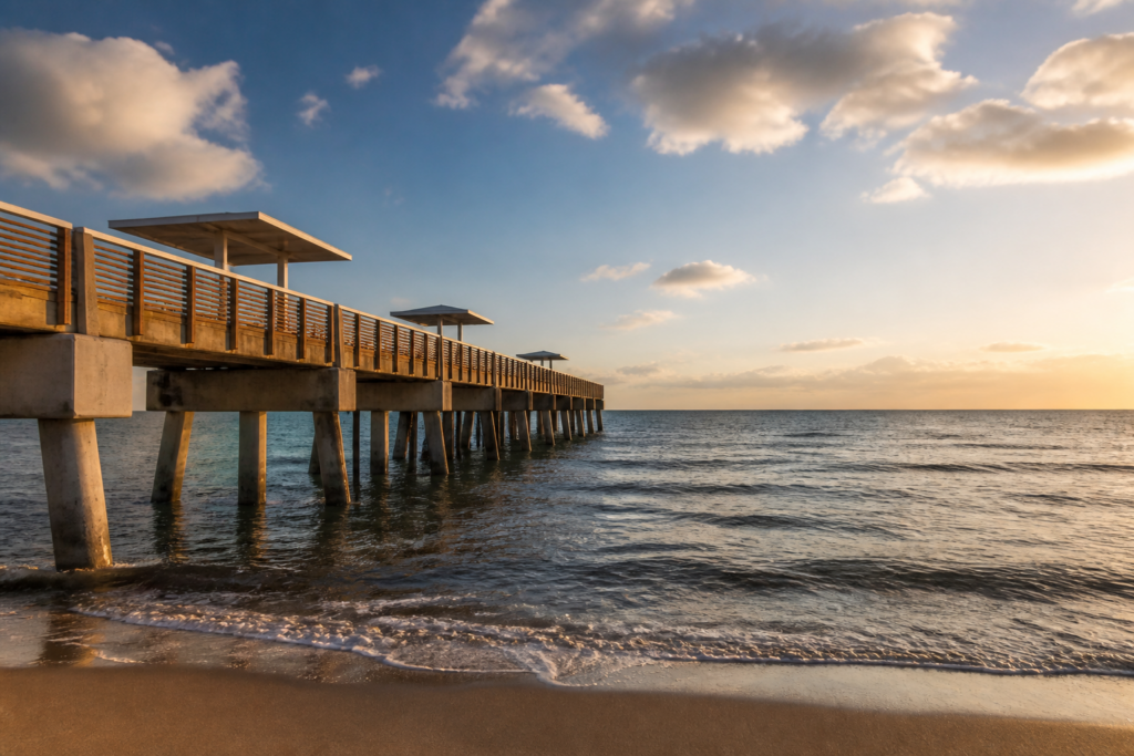 Fort Lauderdale pier representing careful preparation for a federal investigation
