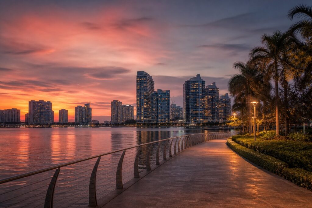 Aventura waterfront representing careful preparation in a financial investigation